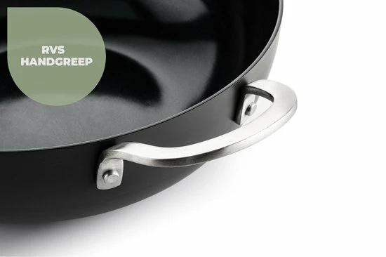 Hete verkoop ???? ISENVI Murray - Kookpan - 24 Cm - Keramische Pan - Inductie Pan - RVS Handgreep ???? 9 Hete verkoop ???? ISENVI Murray - Kookpan - 24 Cm - Keramische Pan - Inductie Pan - RVS Handgreep ???? - Afbeelding 9