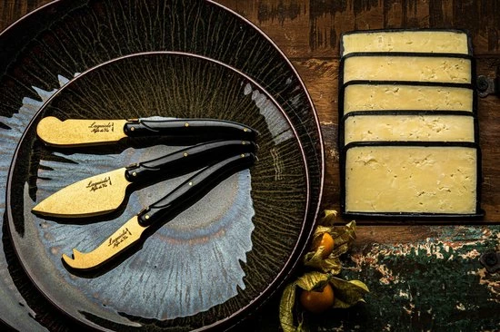 Goedkoop ???? Laguiole Style De Vie Kaasmessenset Prestige Line - 3-delig - Goud ✨ 6 Goedkoop ???? Laguiole Style De Vie Kaasmessenset Prestige Line - 3-delig - Goud ✨ - Afbeelding 6