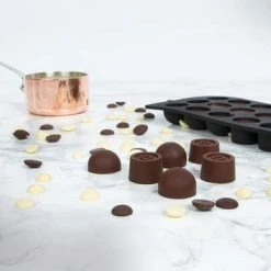 Gloednieuw ⭐ Boska Choco Bonbon DIY Set - Maak Je Eigen Bonbons - Siliconen Mal - Zwart ???? -Tefal Shop 550x366 39