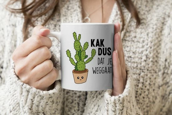 Kopen ???? OneMillionMugs Mok - Koffiemok - Spreuken - Quote - 'Kak Dus Dat Je Weggaat' - Baan - Mokken - 350 ML - Beker - Koffiemokken - Theemok - Sinterklaas Decoratie - Uitdeelcadeautjes Voor Kinderen - Schoencadeautjes Sinterklaas ???? 5 Kopen ???? OneMillionMugs Mok - Koffiemok - Spreuken - Quote - 'Kak Dus Dat Je Weggaat' - Baan - Mokken - 350 ML - Beker - Koffiemokken - Theemok - Sinterklaas Decoratie - Uitdeelcadeautjes Voor Kinderen - Schoencadeautjes Sinterklaas ???? - Afbeelding 5