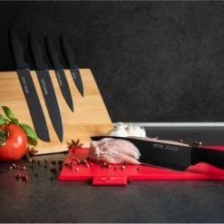 Coupon ???? Smile® Smile SNS-4 Messenset Met Magnetisch Blok - 5 Messen - Bamboe ???? 18 Coupon ???? Smile® Smile SNS-4 Messenset Met Magnetisch Blok - 5 Messen - Bamboe ???? -Tefal Shop 550x367 9