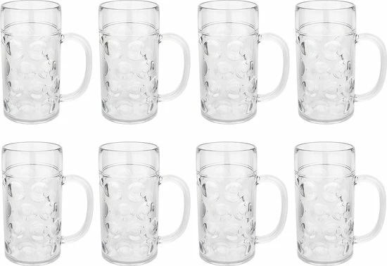 Hete verkoop ✨ MyDrinkglass Plastic Bierpul | Bierpul Plastic | 20 Stuks | Oktoberfest | Plastic Glazen | Zero Waste | Herbruikbaar | Onbreekbare Bierpullen | 500 Ml | ???? 2 Hete verkoop ✨ MyDrinkglass Plastic Bierpul | Bierpul Plastic | 20 Stuks | Oktoberfest | Plastic Glazen | Zero Waste | Herbruikbaar | Onbreekbare Bierpullen | 500 Ml | ???? - Afbeelding 2