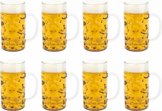Hete verkoop ✨ MyDrinkglass Plastic Bierpul | Bierpul Plastic | 20 Stuks | Oktoberfest | Plastic Glazen | Zero Waste | Herbruikbaar | Onbreekbare Bierpullen | 500 Ml | ???? 4 Hete verkoop ✨ MyDrinkglass Plastic Bierpul | Bierpul Plastic | 20 Stuks | Oktoberfest | Plastic Glazen | Zero Waste | Herbruikbaar | Onbreekbare Bierpullen | 500 Ml | ???? - Afbeelding 4