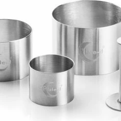 Begroting ???? Plate-it Garneerringen - 4-delige Set ????