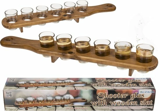 Groothandel ???? Merkloos Wooden Shotglas Houder ???? 1 Groothandel ???? Merkloos Wooden Shotglas Houder ????
