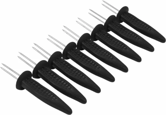 Beste recensies van ???? Orange85 Mais Prikkers - Vorkjes - 8 Stuks - Zwart - RVS En Kunststof - Maiskolf Prikker - Mais Vorken - Maiskolfhouder ???? 2 Beste recensies van ???? Orange85 Mais Prikkers - Vorkjes - 8 Stuks - Zwart - RVS En Kunststof - Maiskolf Prikker - Mais Vorken - Maiskolfhouder ???? - Afbeelding 2