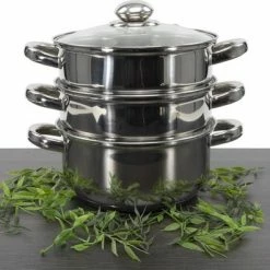 Gloednieuw ???? Merkloos Stoompan (3-delig) - Inductie - Gas - Elecktrisch - RVS - 20cmØ - Rijst- En Groentenstomer ✨ 6 Gloednieuw ???? Merkloos Stoompan (3-delig) - Inductie - Gas - Elecktrisch - RVS - 20cmØ - Rijst- En Groentenstomer ✨ -Tefal Shop 550x396