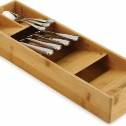 Beste deal ???? Joseph Joseph Bestek Organizer Bamboe 5-vaks - Hout - Sorteervakken, Klaar Voor Gebruik, Duurzaam - Small 5-vaks ✨