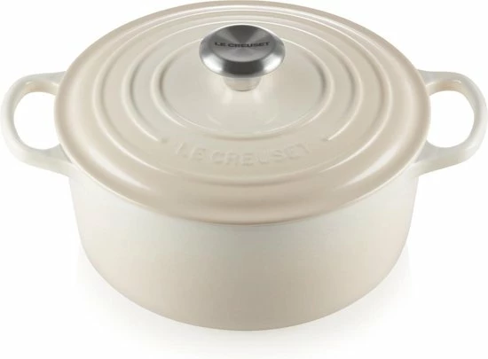 Promo ???? Le Creuset Braadpan Signature Meringue - ø 24 Cm / 4.2 Liter ✨ 1 Promo ???? Le Creuset Braadpan Signature Meringue - ø 24 Cm / 4.2 Liter ✨