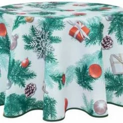 Beste deal ✨ Merkloos Rond Kerst Tafelkleed Kerstboom 160 Cm ????