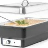 Kopen ???? Hendi Chafing Dish Tellano - Warmhoudschaal Elektrisch - Buffetwarmer 9 Liter - GN 1/1 - 57,3x34,8x(H)28,4cm ????