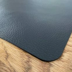 Uitgang ???? Merkloos Luxe Placemats Lederlook - Placemat Kunststof Kunstleer - Zwart - 6 Stuks ???? -Tefal Shop 550x412 46