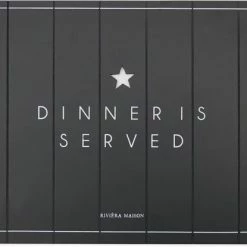 Beste Pirce ⭐ Riviera Maison Placemats - Dinner Is Served Placemat - Zwart ???? 5 Beste Pirce ⭐ Riviera Maison Placemats - Dinner Is Served Placemat - Zwart ???? -Tefal Shop 550x415 3
