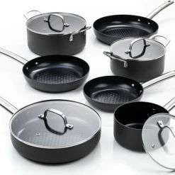 Beste deal ???? ISENVI Murray Chef Du Jour - Pannenset Inductie - 7 Delig - RVS Grepen ????