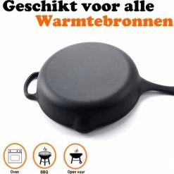 Kopen ⌛ Kicinn Koekenpan - Gietijzer - Koekenpan Inductie - Skillet Koekenpan - Geëmailleerd - Incl. Accessoires - Ø 27 ???? 11 Kopen ⌛ Kicinn Koekenpan - Gietijzer - Koekenpan Inductie - Skillet Koekenpan - Geëmailleerd - Incl. Accessoires - Ø 27 ???? -Tefal Shop 550x421 3