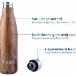 Korting ???? TIGR The Original - Drinkfles - Thermosfles - RVS - 500ml - Bruin Hout - Met Afwasborstel ???? 9 Korting ???? TIGR The Original - Drinkfles - Thermosfles - RVS - 500ml - Bruin Hout - Met Afwasborstel ???? -Tefal Shop 550x425 8
