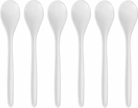 Hete verkoop ⌛ Cosy&Trendy 12x Eierlepeltjes Wit Kunststof 13 Cm - Keukengerei - Keukenbenodigdheden - Bestek - Lepels/lepeltjes Voor Koffie/thee/dessert/eieren ???? 1 Hete verkoop ⌛ Cosy&Trendy 12x Eierlepeltjes Wit Kunststof 13 Cm - Keukengerei - Keukenbenodigdheden - Bestek - Lepels/lepeltjes Voor Koffie/thee/dessert/eieren ????