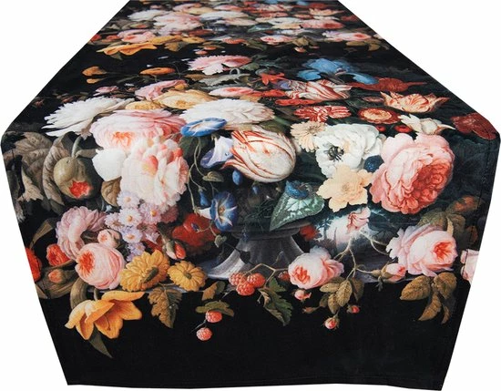 Hete verkoop ???? Clayre & Eef Tafelloper 35x180 Cm Zwart Rood Polyester Rechthoek Bloemen Tafelkleed Loper Tafeltextiel ???? 1 Hete verkoop ???? Clayre & Eef Tafelloper 35x180 Cm Zwart Rood Polyester Rechthoek Bloemen Tafelkleed Loper Tafeltextiel ????