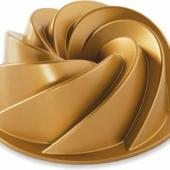 Beste Verkoop ???? Tulband Bakvorm "6-cup Heritage Bundt Pan " - Nordic Ware | Premier Gold Little Bundts ????