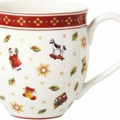Korting ✨ Villeroy & Boch Bekers Toy’s Delight Beker - Met Oor - Kerst ????