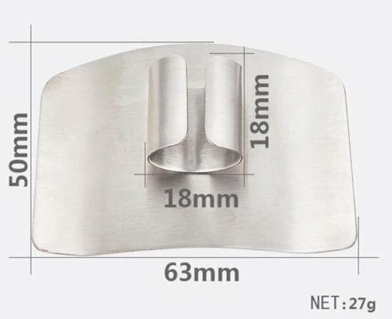 Groothandel ???? Wikideal Finger Guard Vingerbeschermer RVS - Vaatwasserbestendig ???? 4 Groothandel ???? Wikideal Finger Guard Vingerbeschermer RVS - Vaatwasserbestendig ???? - Afbeelding 4