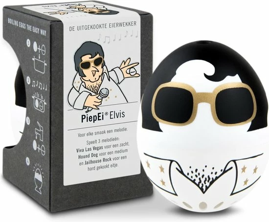 Uitgang ✔️ Brutus Kookt! PiepEi Eierwekker - Elvis ???? 3 Uitgang ✔️ Brutus Kookt! PiepEi Eierwekker - Elvis ???? - Afbeelding 3