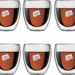 Beste recensies van ???? Bodum Theeglazen - Dubbelwandige Koffieglazen - 250 Ml - 6 Stuks - Carte Noire ????