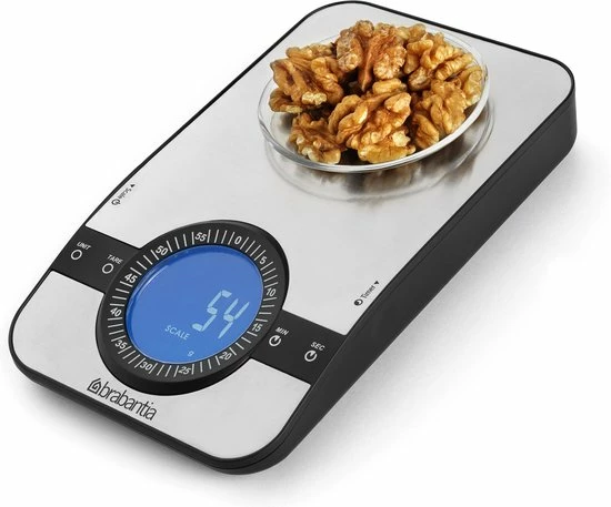 Gloednieuw ⭐ Brabantia Profile Keukenweegschaal - Rechthoekig - Met Kookwekker - RVS ???? 5 Gloednieuw ⭐ Brabantia Profile Keukenweegschaal - Rechthoekig - Met Kookwekker - RVS ???? - Afbeelding 5