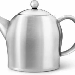 Hete verkoop ???? Bredemeijer - Theepot Minuet Santhee 1,0L Mat Dubbelwandig ????