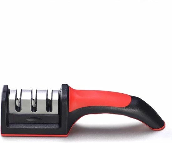 Goedkoop ???? Merkloos Messenslijper | Doortrekslijper I Keukenmessen | Messenslijpmachine | Rood & Zwart | Met Antislip ???? 5 Goedkoop ???? Merkloos Messenslijper | Doortrekslijper I Keukenmessen | Messenslijpmachine | Rood & Zwart | Met Antislip ???? - Afbeelding 5