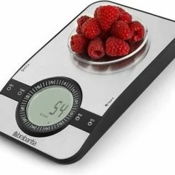 Gloednieuw ⭐ Brabantia Profile Keukenweegschaal - Rechthoekig - Met Kookwekker - RVS ???? 31 Gloednieuw ⭐ Brabantia Profile Keukenweegschaal - Rechthoekig - Met Kookwekker - RVS ???? -Tefal Shop 550x460 4