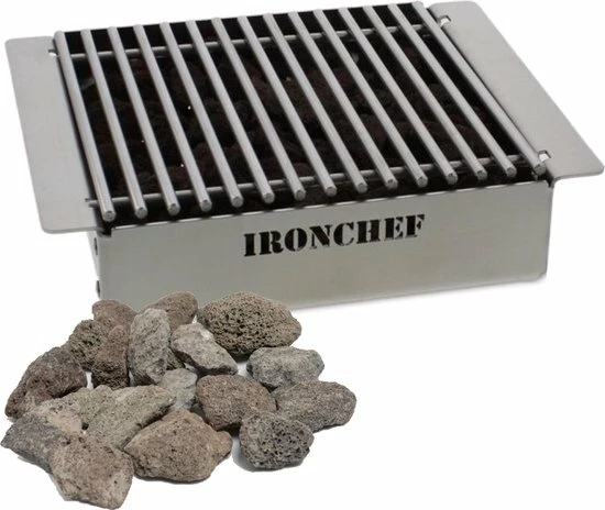 Promo ???? IRONCHEF Lavastenen Grill - Geschikt Voor Gasfornuis - Barbecue - BBQ - Grillplaat - Grilplaat - Bakplaat - Grillpan ???? 4 Promo ???? IRONCHEF Lavastenen Grill - Geschikt Voor Gasfornuis - Barbecue - BBQ - Grillplaat - Grilplaat - Bakplaat - Grillpan ???? - Afbeelding 4