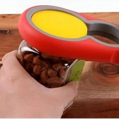 Goedkoop ???? Merkloos 4-in-1 Allesopener - Universeel - Voor Deksels En Potten - Dekselopener - Flesopener - Pot Opener - Fles Opener - Pottenopener - Multikleur ???? -Tefal Shop 550x467 3