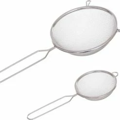 Flash-uitverkoop ✔️ 5five Set Van 2x Stuks Keukenzeefjes 23 En 28 Cm Van RVS - Zeefjes - Zeven ????