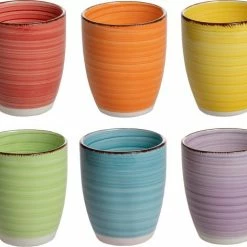 Nieuw ???? Studio Tavola Bekers Sunny ☀️ Summer 160 Ml - 6 Stuks ⌛