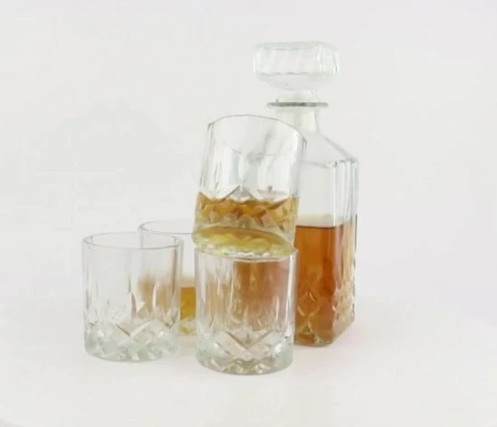 Top 10 ???? Orange85 Whiskey Karaf - 4 Glazen - 5- Delig - Transparant - 900/230 Ml - Glas - Set ???? 2 Top 10 ???? Orange85 Whiskey Karaf - 4 Glazen - 5- Delig - Transparant - 900/230 Ml - Glas - Set ???? - Afbeelding 2