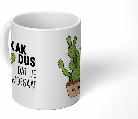 Kopen ???? OneMillionMugs Mok - Koffiemok - Spreuken - Quote - 'Kak Dus Dat Je Weggaat' - Baan - Mokken - 350 ML - Beker - Koffiemokken - Theemok - Sinterklaas Decoratie - Uitdeelcadeautjes Voor Kinderen - Schoencadeautjes Sinterklaas ???? 1 Kopen ???? OneMillionMugs Mok - Koffiemok - Spreuken - Quote - 'Kak Dus Dat Je Weggaat' - Baan - Mokken - 350 ML - Beker - Koffiemokken - Theemok - Sinterklaas Decoratie - Uitdeelcadeautjes Voor Kinderen - Schoencadeautjes Sinterklaas ????