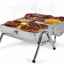 Beste Pirce ❤️ BBQ Collection Houtskoolbarbecue - Cilinder - Chroom ???? 20 Beste Pirce ❤️ BBQ Collection Houtskoolbarbecue - Cilinder - Chroom ???? -Tefal Shop 550x479 1