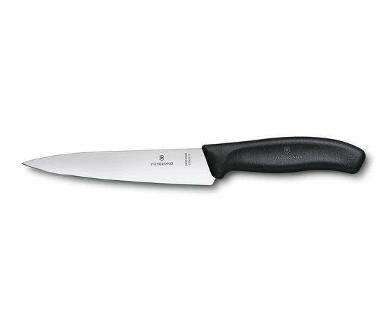 Groothandel ???? Victorinox Swiss Classic Koksmes - 15cm - RVS/fibrox - Zwart - Blister ???? 4 Groothandel ???? Victorinox Swiss Classic Koksmes - 15cm - RVS/fibrox - Zwart - Blister ???? - Afbeelding 4