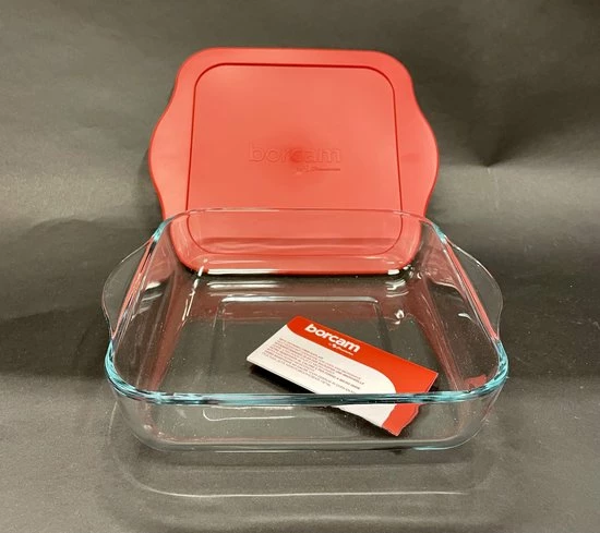 Beste Pirce ???? Pasabahce Borcam - Vierkant Met Deksel - Ovenschaal, Bakvorm, Serveervorm Hoekig ???? 3 Beste Pirce ???? Pasabahce Borcam - Vierkant Met Deksel - Ovenschaal, Bakvorm, Serveervorm Hoekig ???? - Afbeelding 3