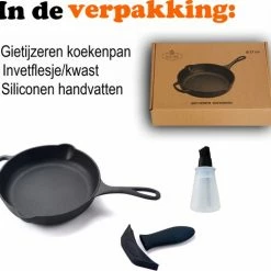 Kopen ⌛ Kicinn Koekenpan - Gietijzer - Koekenpan Inductie - Skillet Koekenpan - Geëmailleerd - Incl. Accessoires - Ø 27 ???? 13 Kopen ⌛ Kicinn Koekenpan - Gietijzer - Koekenpan Inductie - Skillet Koekenpan - Geëmailleerd - Incl. Accessoires - Ø 27 ???? -Tefal Shop 550x502 17