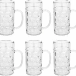 Nieuw ???? MyDrinkglass Plastic Bierpul | Bierpul Plastic | 6 Stuks | Oktoberfest | Plastic Glazen | Zero Waste | Herbruikbaar | Onbreekbare Bierpullen | 500 Ml | ????