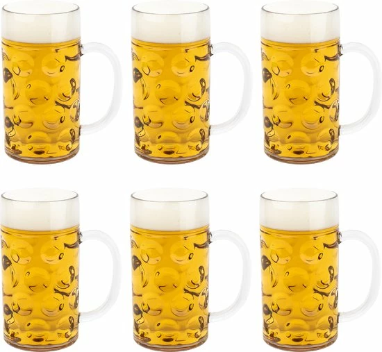 Nieuw ???? MyDrinkglass Plastic Bierpul | Bierpul Plastic | 6 Stuks | Oktoberfest | Plastic Glazen | Zero Waste | Herbruikbaar | Onbreekbare Bierpullen | 500 Ml | ???? 2 Nieuw ???? MyDrinkglass Plastic Bierpul | Bierpul Plastic | 6 Stuks | Oktoberfest | Plastic Glazen | Zero Waste | Herbruikbaar | Onbreekbare Bierpullen | 500 Ml | ???? - Afbeelding 2