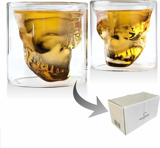 Beste recensies van ❤️ HomeShopXL Skull Glazen - Design Schedel Whiskey Glas - Set Van 2 Whiskeyglazen - 100ML Per Stuk - Borrel Party Feest Glazen ???? 9 Beste recensies van ❤️ HomeShopXL Skull Glazen - Design Schedel Whiskey Glas - Set Van 2 Whiskeyglazen - 100ML Per Stuk - Borrel Party Feest Glazen ???? - Afbeelding 9
