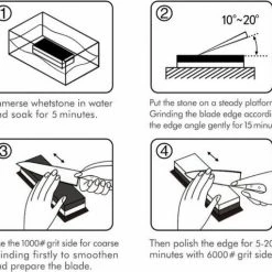 Kopen ???? HEZHEN - Luxe Slijpsteen | Dubbelzijdig | 1000 / 6000 Wetsteen Messenslijper | Incl. Hoekgeleider 12-15 Graden ⌛ -Tefal Shop 550x511 2