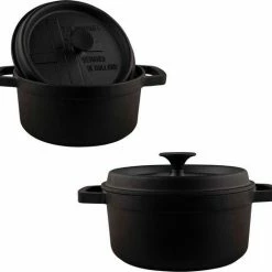 Nieuw ⭐ The Windmill BBQ Pan S 2 Ltr - Gietijzeren Pan Met Deksel En Een Vlakke Bodem ???? 16 Nieuw ⭐ The Windmill BBQ Pan S 2 Ltr - Gietijzeren Pan Met Deksel En Een Vlakke Bodem ???? -Tefal Shop 550x517 9