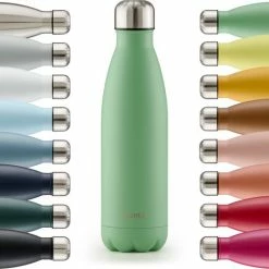 Begroting ???? Blumtal Thermosfles - Met Dubbele Wand - Thermosbeker Koffie, Thee En Koele Dranken - Travel Mug - 750ml - ☀️ Summer Green - Groen ????