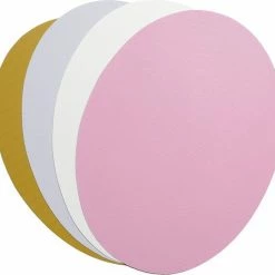 Beste deal ???? In Round Placemats Pakket – 4 Stuks – Lederlook Kunststof – Ovaal ????