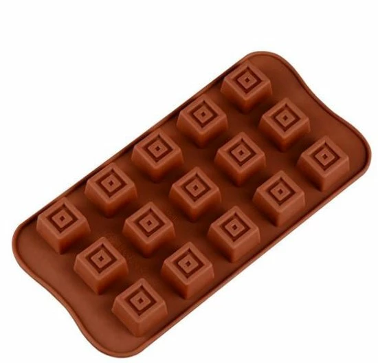 Aanbiedingen ???? ProductGoods - Siliconen Chocoladevorm Vierkantjes - Kubus Chocolade Mal Fondant Bonbonvorm - Ijsblokjesvorm ???? 3 Aanbiedingen ???? ProductGoods - Siliconen Chocoladevorm Vierkantjes - Kubus Chocolade Mal Fondant Bonbonvorm - Ijsblokjesvorm ???? - Afbeelding 3