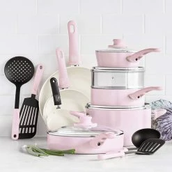 Coupon ✔️ Green Life GreenLife 16-delige Pannenset Met Zachte Grip, Antiaanbaklaag, PFAS-vrij, Roze ???? 6 Coupon ✔️ Green Life GreenLife 16-delige Pannenset Met Zachte Grip, Antiaanbaklaag, PFAS-vrij, Roze ???? -Tefal Shop 550x529 6